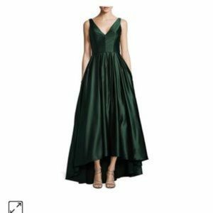 Betsy and Adam Hi-Lo Ballgown in Satin